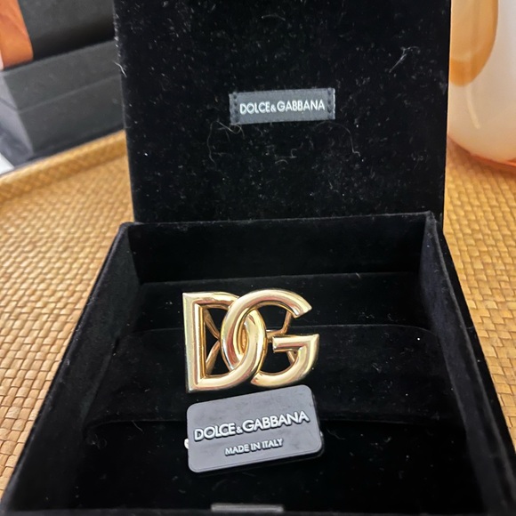 Dolce & Gabbana Gold Logo Ring - Picture 2 of 2